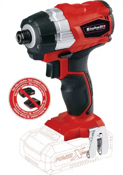 Einhell TP-CI 18 Li BL - Solo Akülü Darbeli Vidalama Cihazı, Yüksek Tork ve Ergonomik Tasarım ile Profesyonel Kullanım