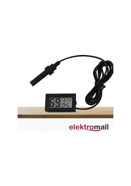 Elektromall Dijital Nem Ölçerli Termometre ve Higrometre: Çok Amaçlı Ortam Kontrol Cihazı