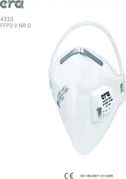 Era 4310 FFP3 Ventilli Maske: Yüksek Koruma ve Konfor Sunan Solunum Maskesi