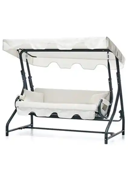 Erinöz Olea 3 Kişilik Bahçe Balkon Teras Salıncağı Dayanıklı ve Estetik Tasarım