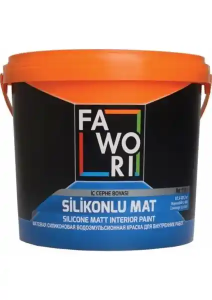 Fawori Silikonlu Mat İç Cephe Boyası 15 L ile Estetik ve Dayanıklılığı Bir Arada Sunar