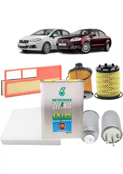 Fiat Linea 4Plus Filtre Bakım Setiyle Aracınızın Performansını Koruyun