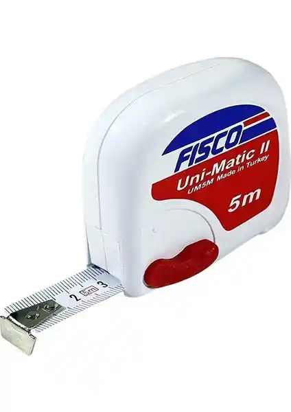 Fisco 5 Metre Şerit Metre: Dayanıklı ve Güvenilir Profesyonel Ölçüm Aracı