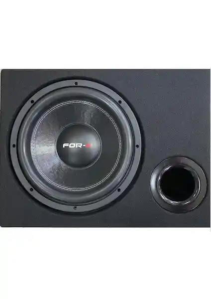 For-x Forx X-112S 30 cm 1000 Watt Kabinli Subwoofer ile Güçlü Bass Deneyimi