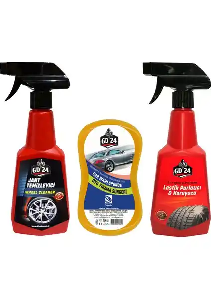 GD24 Lastik Parlatıcı ve Jant Temizleyici Ürünleriyle Araç Bakımında Yeni Dönem