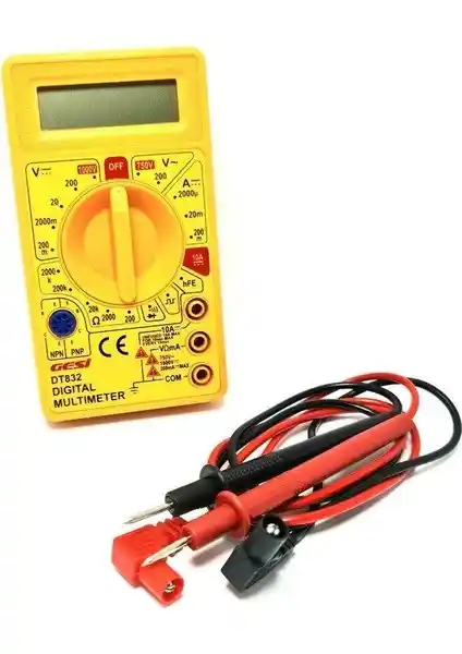 Gesi DT-832 Dijital Multimetre ile Güvenilir Elektrik Ölçüm Çözümü