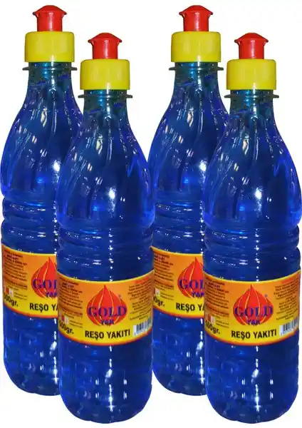 Gold Yak Osmanlı Ocağı Yakıt Jeli 500 ml 4'lü paket yüksek kalite ve estetik tasarım