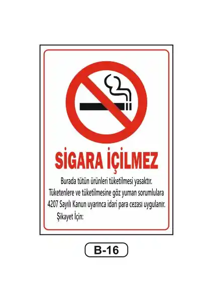 Gündoğdu Sigara İçilmez Uyarı Levhası: Güvenlik ve Farkındalık İçin Etkili Çözüm