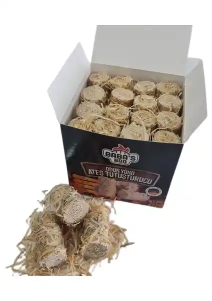 Güvenli ve Çevre Dostu Mangal Tutuşturucu Seti BABA'S BBQ ile Kolay Ateş Yakma