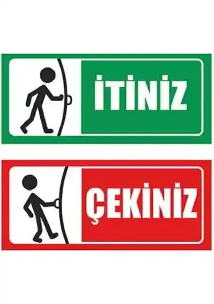 Güvenliği Artıran Vice Itiniz Çekiniz Kapı Uyarı Etiketi Sticker Özellikleri ve Kullanım İpuçları