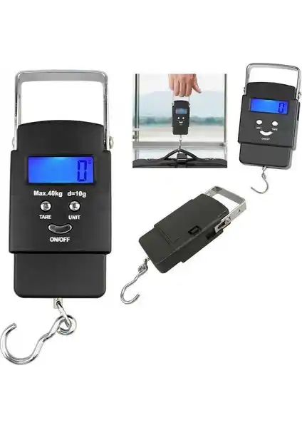 Kama Dijital El Kantarı 40 Kg 10Gr Hassasiyetli Çok Fonksiyonlu Tartı Cihazı