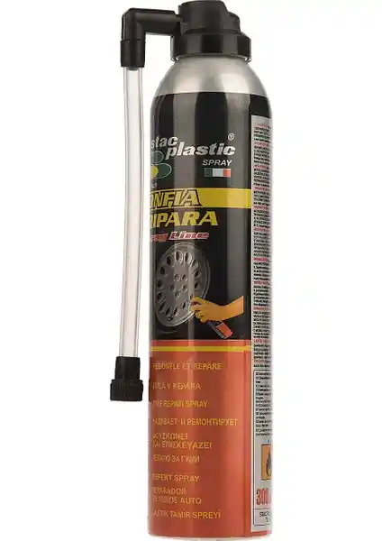 Lastik Tamir Spreyi 500 ml Otomobil ve Motosikletler İçin Hızlı Onarım Çözümü