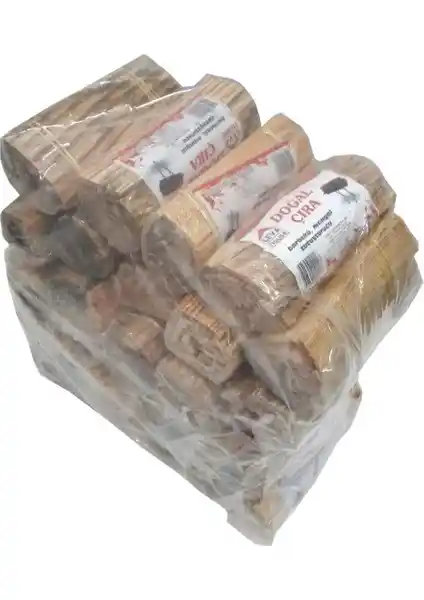 Leva House Doğal Çam Çırası Rulo Şömine Mangal ve Sobalar İçin Doğal Yakıt Seçeneği