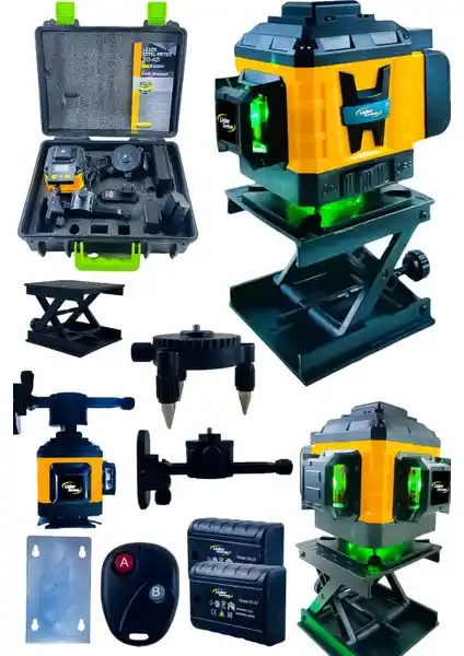 Lieber German Alman 2 Akülü Otomatik Hizalama Lazer Metre Profesyonel İnşaat ve Dekorasyon Kullanımı