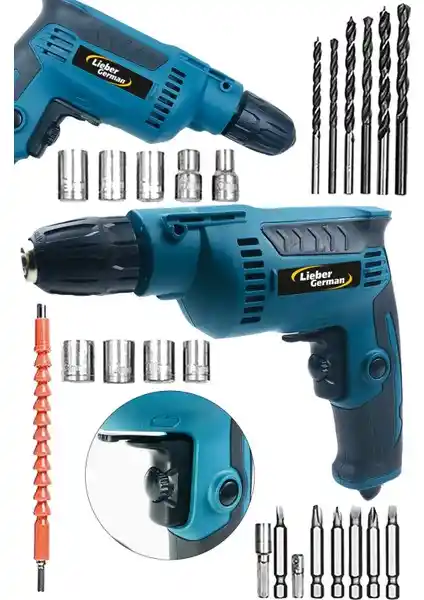 Lieber German DWT59-X Profesyonel Güç ve Dayanıklılık Sunan Matkap Modeli