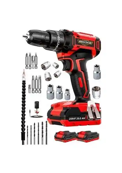 Lieber Hard-X 256 Vf 20 Ah Çelik Şanzumanlı Akülü Vidalama Matkap Özellikleri ve Kullanım Alanları