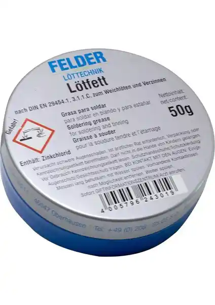 Lötfett Lehim Pastası 50 Gr Elektrik ve Elektronik Uygulamaları için Güvenilir Çözüm