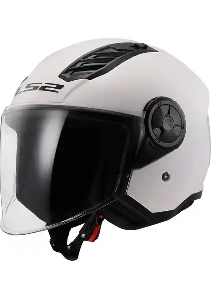 LS2 Airflow 2 Beyaz Kask Güvenlik ve Konfor Sunan Modern Tasarım Özellikleri