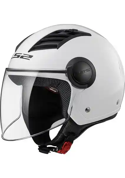 LS2 Airflow Beyaz Kask XS Güvenlik ve Konfor Sunan Motosiklet Kaskı