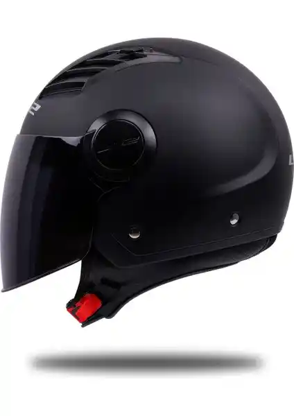 LS2 Airflow Siyah Kask: Hafif Tasarım ve Gelişmiş Güvenlik Özellikleriyle Şehir İçi Kullanım İçin