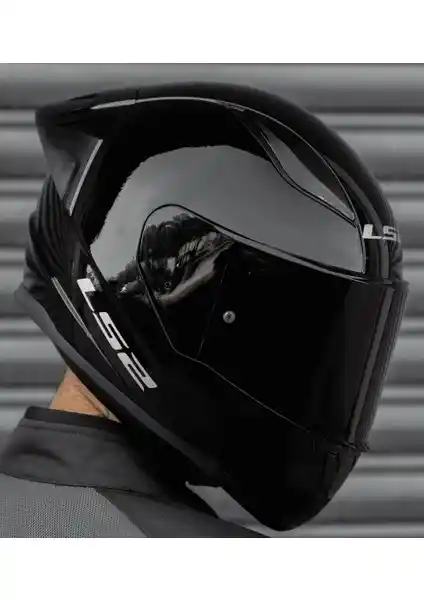 LS2 Rapıd 2 Race Siyah Full Face Motosiklet Kaskı Güvenlik ve Konfor Bir Arada