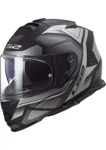 LS2 Storm Faster Mat Titanium Kask Güvenlik ve Konfor İçin Tasarlanmış Yüksek Performanslı Motosiklet Kaskı