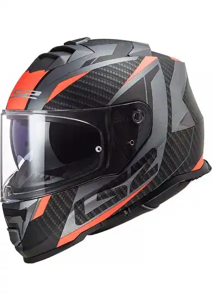 LS2 Storm Racer Titanium-Turuncu Kask: Güvenlik ve Konforun Modern Birleşimi