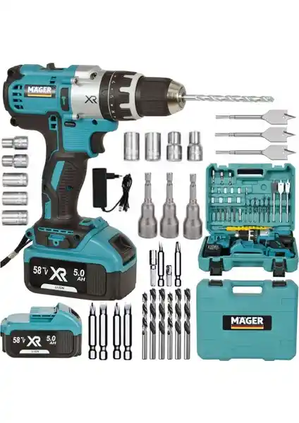 Mager Germany Technology XR 58V Çift Akülü Darbeli Vidalama Matkap İncelemesi