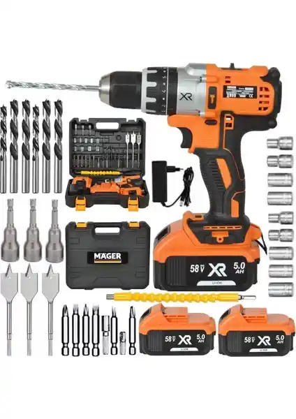 Mager Germany XR 58V 5Ah Darbeli Çift Akülü Vidalama Matkap Değerlendirmesi