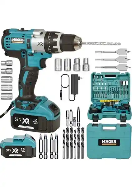 Mager Xr 58 Wat Darbeli Matkap Almanya Teknolojisiyle Güçlü Performans ve Çok Yönlülük