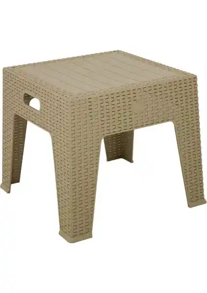 Mandella Elit Rattan Sehpa ÇÖLBEJİ: Dayanıklı ve Şık Modern Tasarım