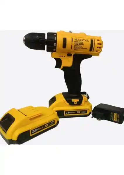 Maxstar 24 V 5AH Li-ion Çift Akülü Şarjlı Matkap İncelemesi ve Performans Değerlendirmesi
