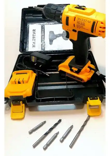 Maxstar 24V Şarjlı Matkap: Güçlü ve Çok Yönlü Profesyonel El Aleti Çözümü