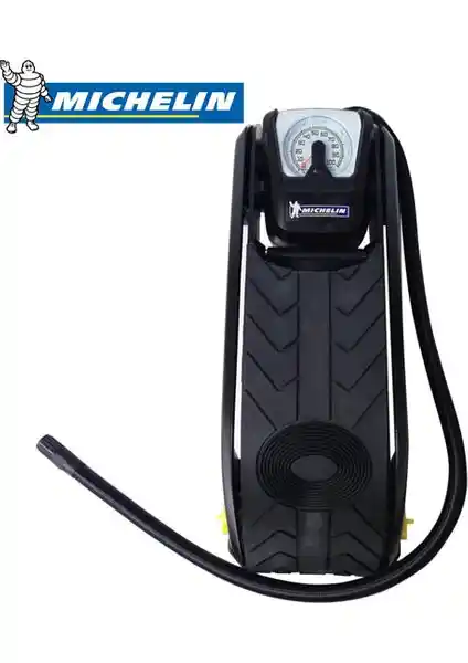 Michelin MC12204 Basınç Göstergeli Ayak Pompası: Çok Yönlü ve Dayanıklı Hava Şişirme Çözümü
