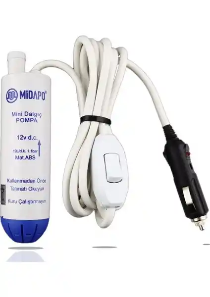 Midapo 12 Volt Mini Dalgıç Pompa: Güçlü ve Çok Yönlü Sıvı Transfer Çözümü