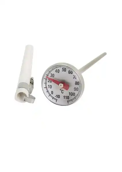 Mini Boy Mercekli Manuel İbreli Süt ve Sıvı Termometresi Günlük ve Profesyonel Kullanım İçin