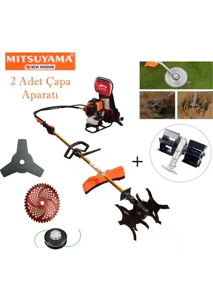 Mitsuyama Japon Toprak Çapalama Makinesi ve Sırt Tırpan: Güçlü ve Çok Yönlü Bahçe Aleti