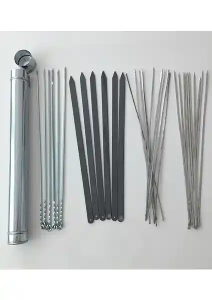 Mobilreyon Adana Kebap Mangal Şiş Seti 33'lü dayanıklı ve otantik mangal deneyimi