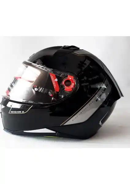 MT Revenge 2 Solid A11 Şeffaf Vizörlü Güvenlik Kaskı Modern Tasarım ve Yüksek Koruma