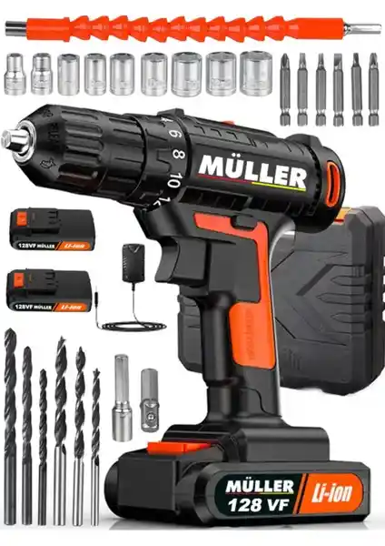 Müller Germany 36V 5Ah Çift Kartlı Çelik Şanzımanlı Akülü Matkap Özellikleri ve Kullanım Avantajları