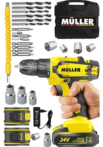 Müller Germany X-Torq Çift Metal Şanzıman Çift Akülü Vidalama Matkap Özellikleri ve Kullanım Alanları