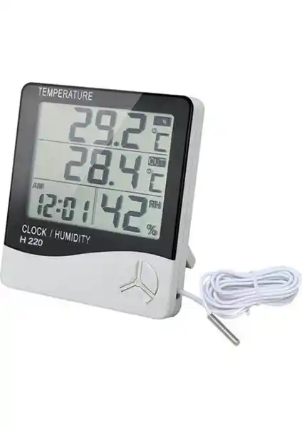 OEM H220 İç ve Dış Ortam Nem ve Sıcaklık Ölçer: Güvenilir ve Çok Fonksiyonlu İklim Takip Cihazı