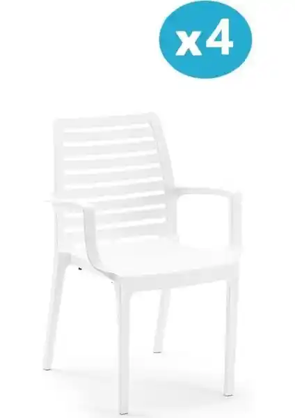 Omnipazar SY-2503 Plastik Adam Bahçe Koltuk Seti: Dayanıklı ve Şık Dış Mekan Mobilyası