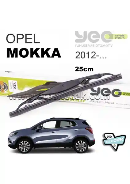 Opel Mokka İçin Yeo 25CM Arka Silecek: Dayanıklı ve Çevre Dostu Otomobil Yedek Parça