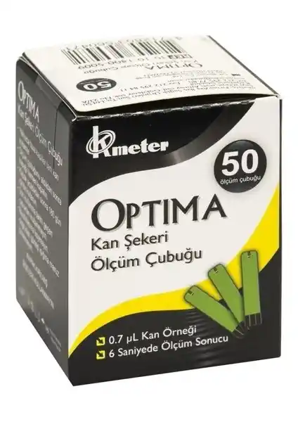 Optima Şeker Ölçüm Stripleri: Güvenilir ve Kolay Kullanımlı Diyabet Takip Ürünü