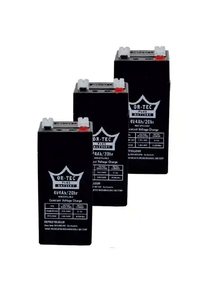 Or-Tec Ortec Kuru Akü 4 V 4 Ah: Hafif ve Güvenilir Düşük Güç Uygulamaları İçin