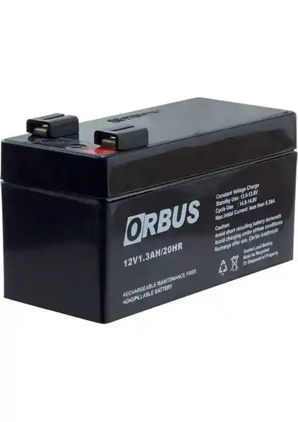 Orbus 12V 1.3AH Bakımsız Kuru Akü: Güç ve Dayanıklılık Sunan Modern Enerji Çözümü