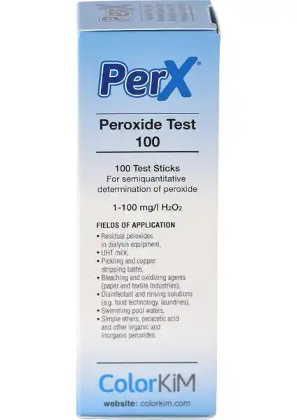 PERX Hidrojen Peroksit Test Çubukları: Endüstri ve Sağlık Alanında Güvenilir ve Pratik Çözüm