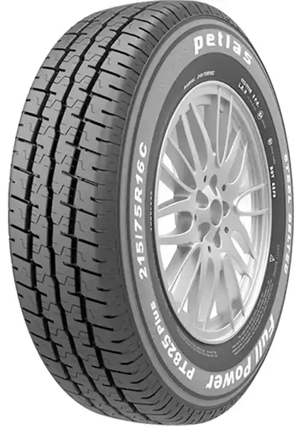 Petlas 195/70 R15C Fullpower PT825 Plus 8 Pr C Yaz Lastiği Yük Taşıma ve Güvenlik İçin Uygun