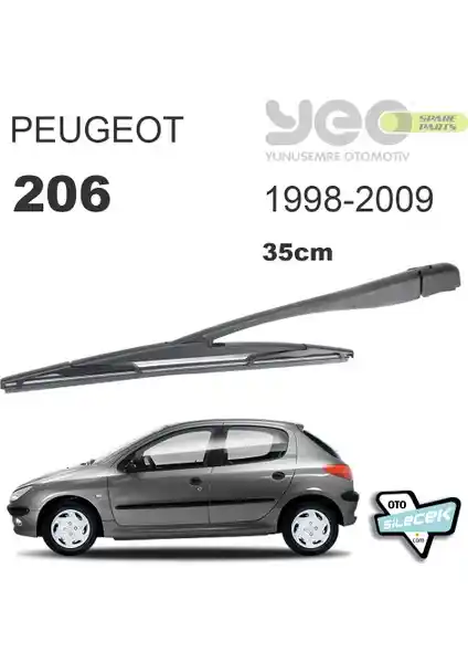 Peugeot 206 Arka Silecek Kolu 1998-2009 YEO Wiperear Ürün Özellikleri ve Performansı